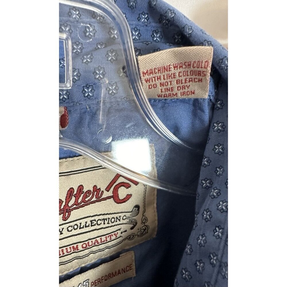 Rafter-C ProFlex45 Western Long Sleeve Pearl Snap - 2XL Blue Cross/X Design - Picture 8 of 12